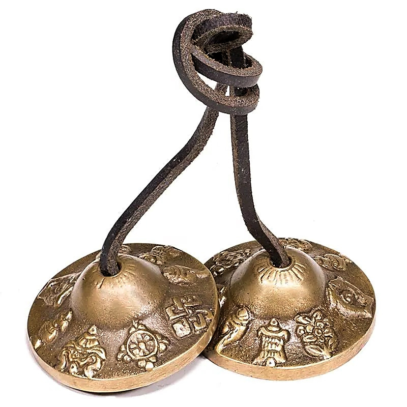Tingsha Klokke   Messing  Prosperity