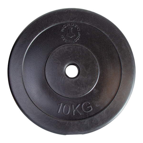 Vægtskive   Hård Plast 10 Kg  30 Mm