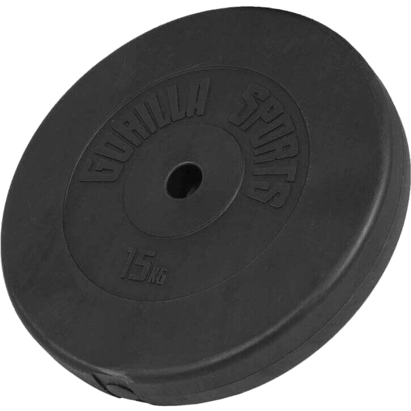 Vægtskive   Hård Plast 15 Kg  30 Mm