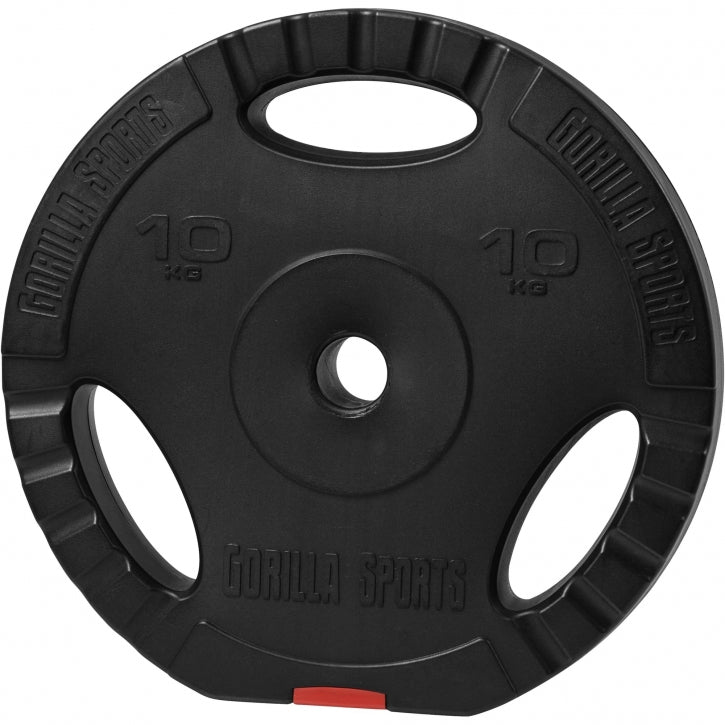 Vægtskive Grip Hård Plast 10 Kg  30 Mm