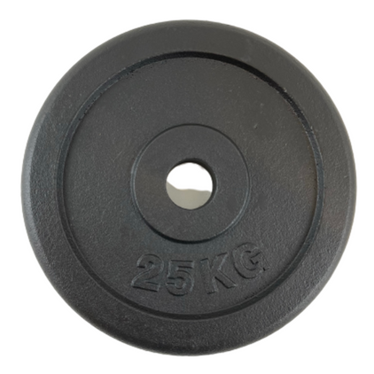 Vægtskive Sort Metal  50 Mm  15 Kg  Restsalg