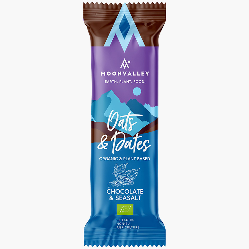 øko Havre Og Dadel Bar  Chokolade Og Havsalt
